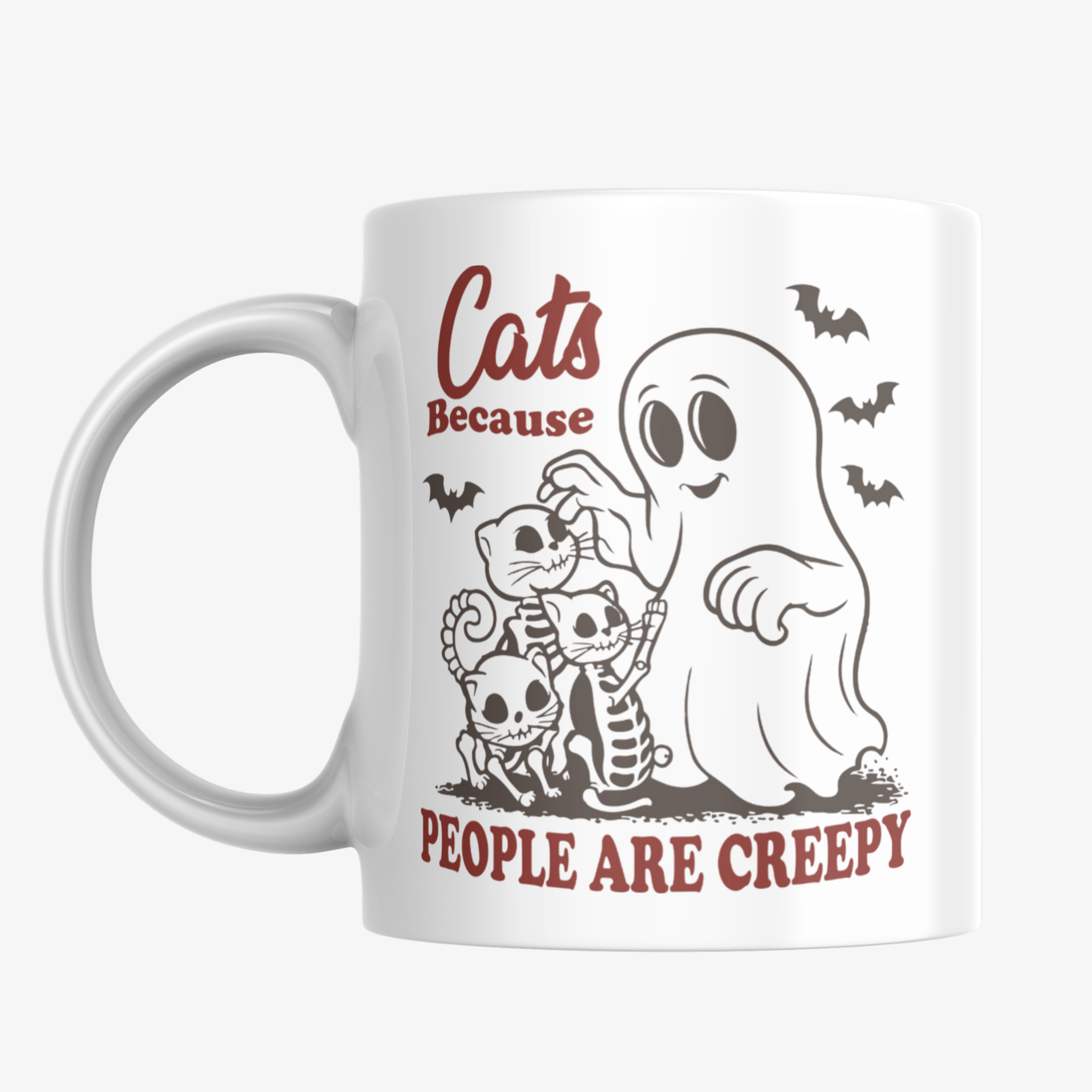 Cats because people are creepy