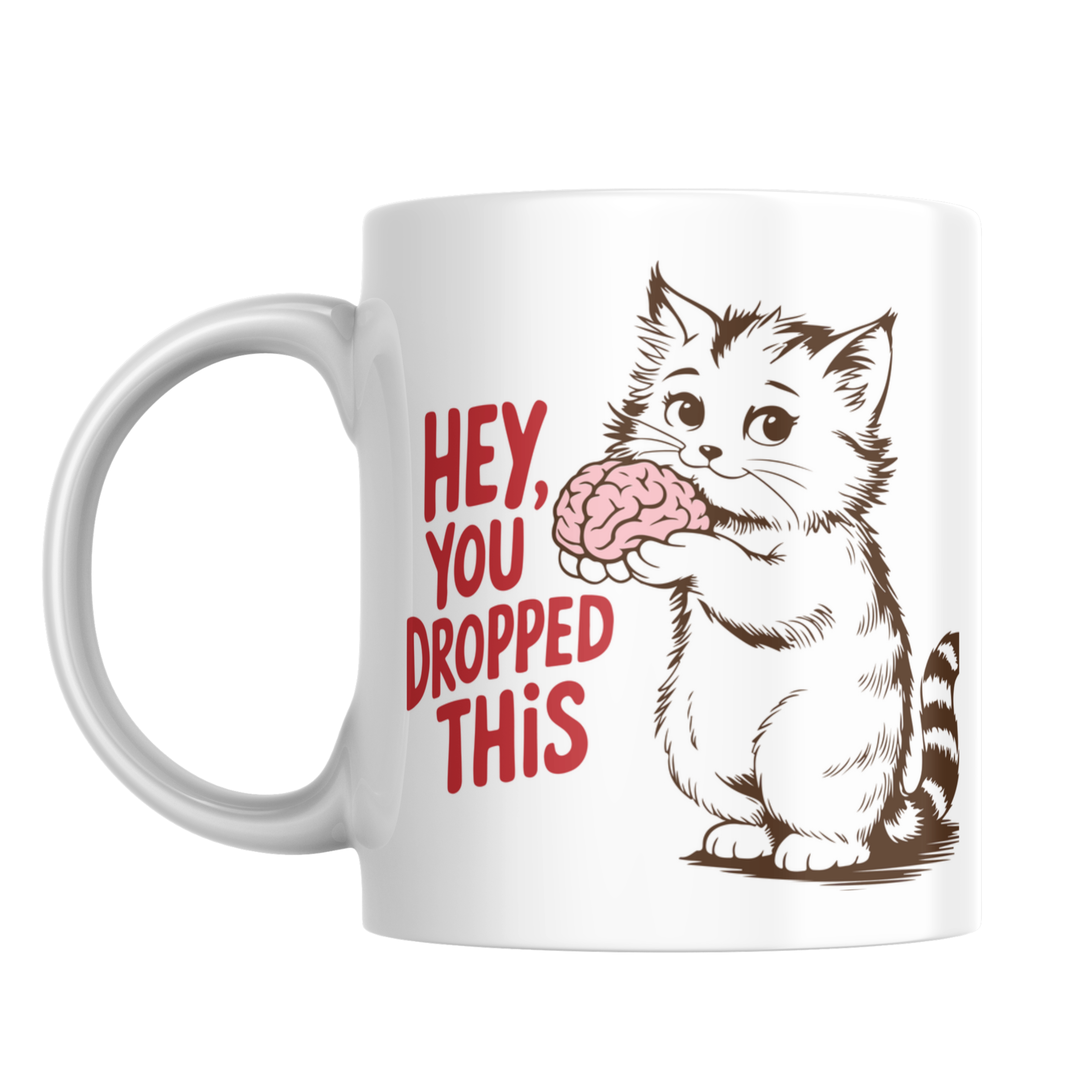 Halloween Cat Mug “Hey, You Dropped This”