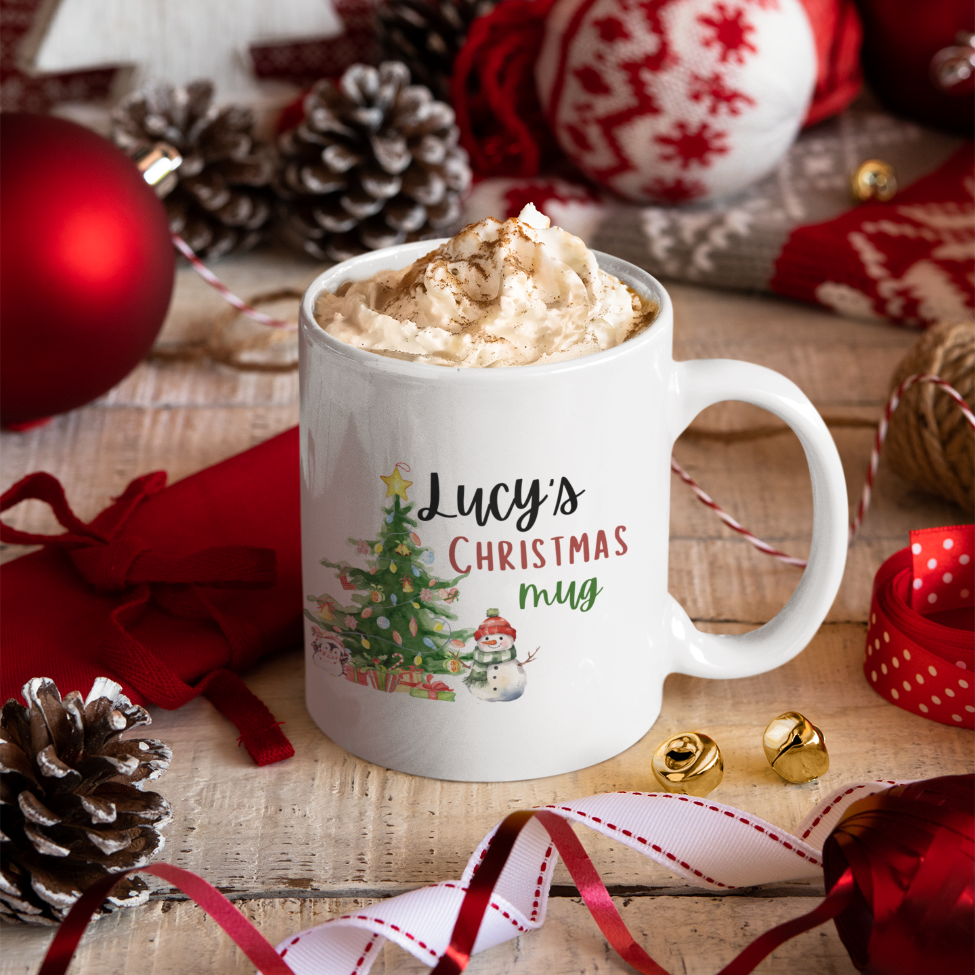 Personalized Christmas Mug